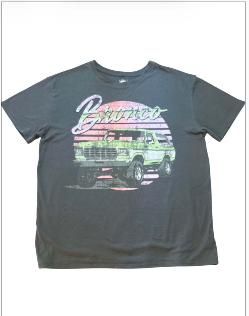 Ford Bronco Retro Graphic Short Sleeve T-Shirt